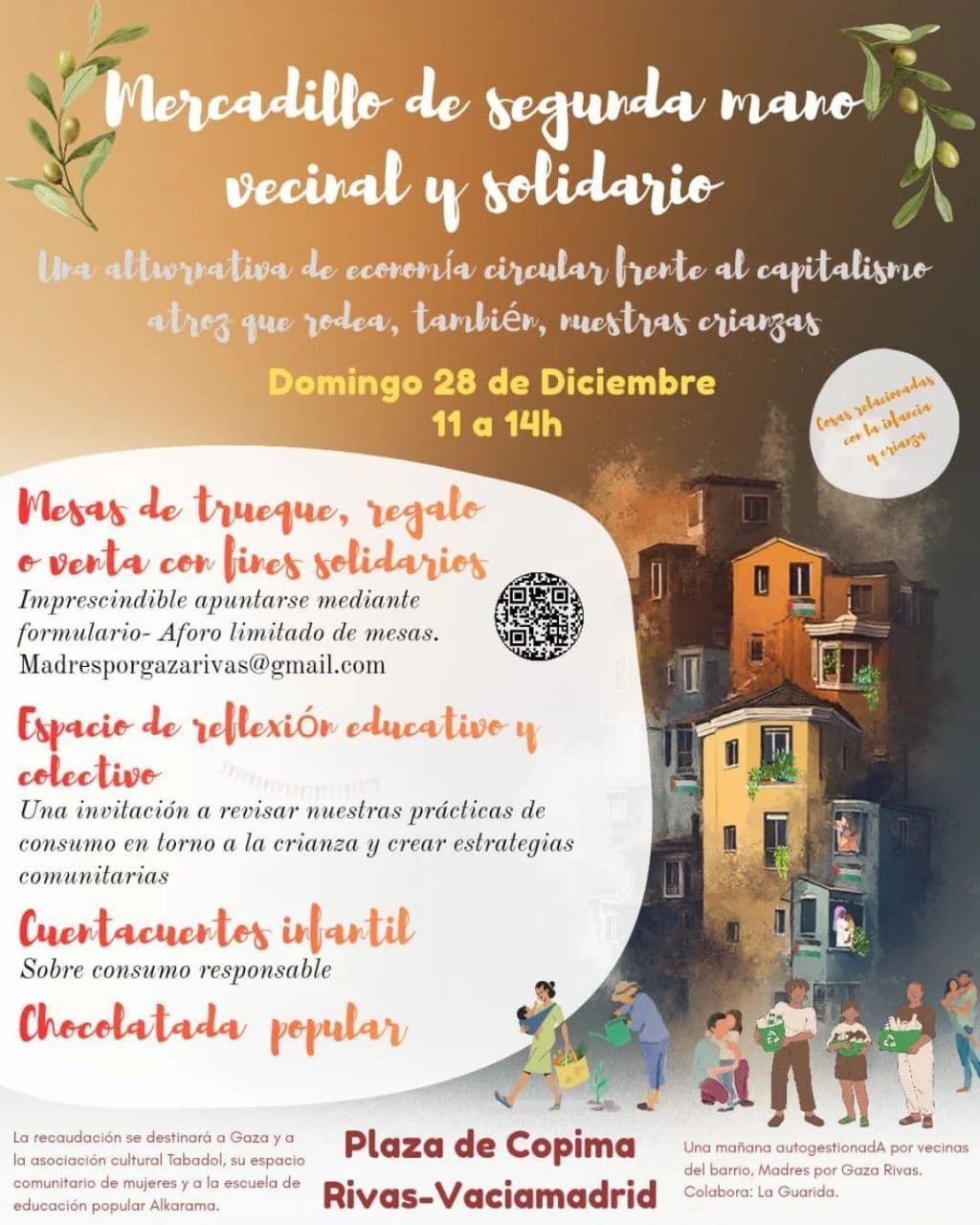 Mercadillo de segunda mano vecinal y solidario