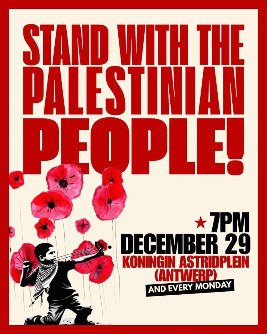 STAND WITH THE PALESTINAN PEOPLE!