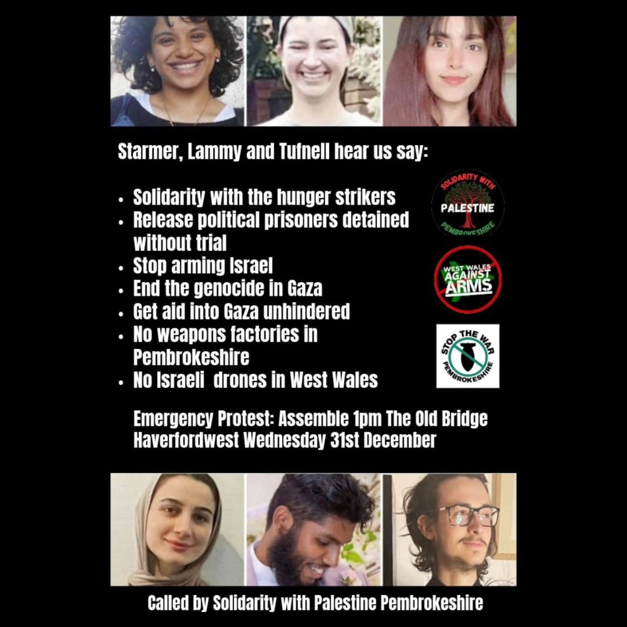 Starmer, Lammy and Tuinell hear us say: