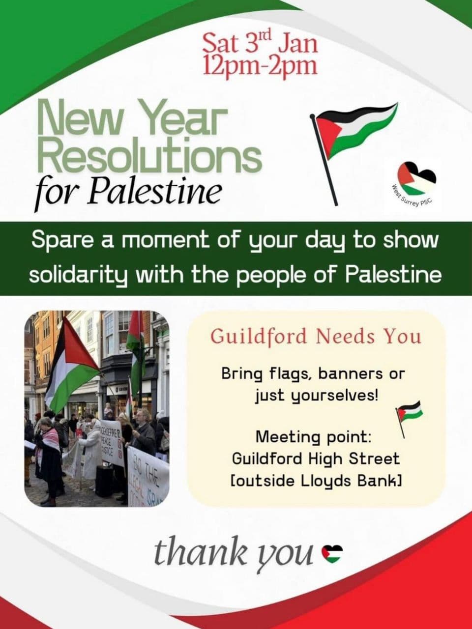 New Year Resolutions for Palestine