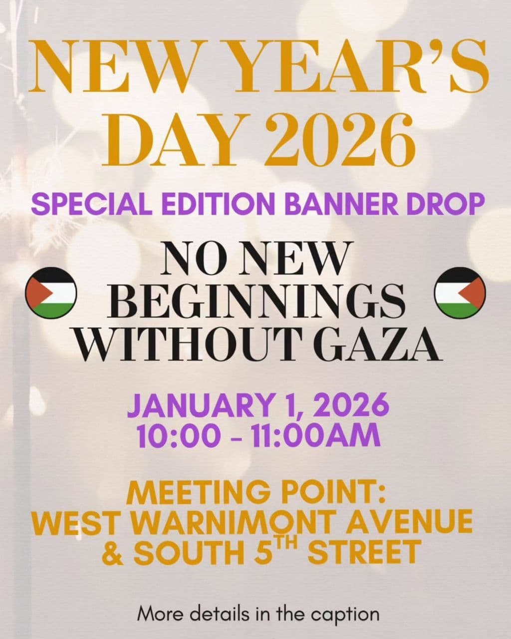 NO NEW BEGINNINGS WITHOUT GAZA