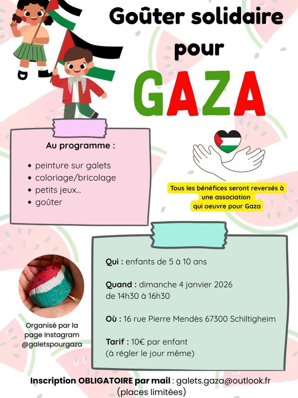 Gouter solidaire pour GAZA