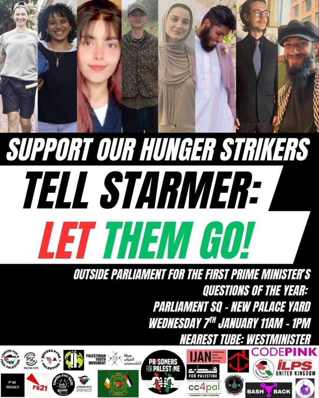 TELL STARMER: LET THEM GO!