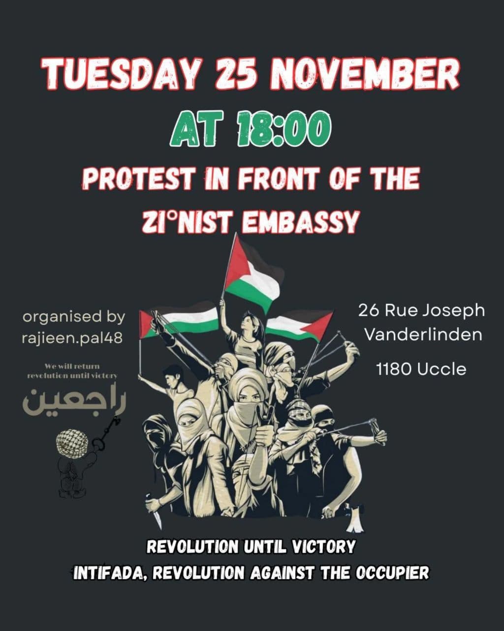 REVOLUTION UNTIL VICTORY INTIFADA, REVOLUTION AGAINST THE OCCUPIER