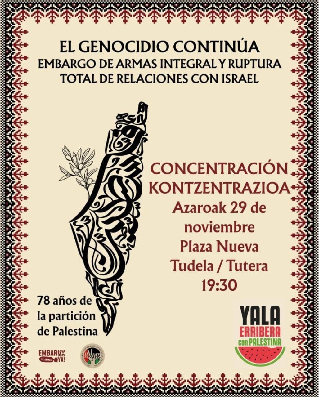 EL GENOCIDIO CONTINÚA / Tudela