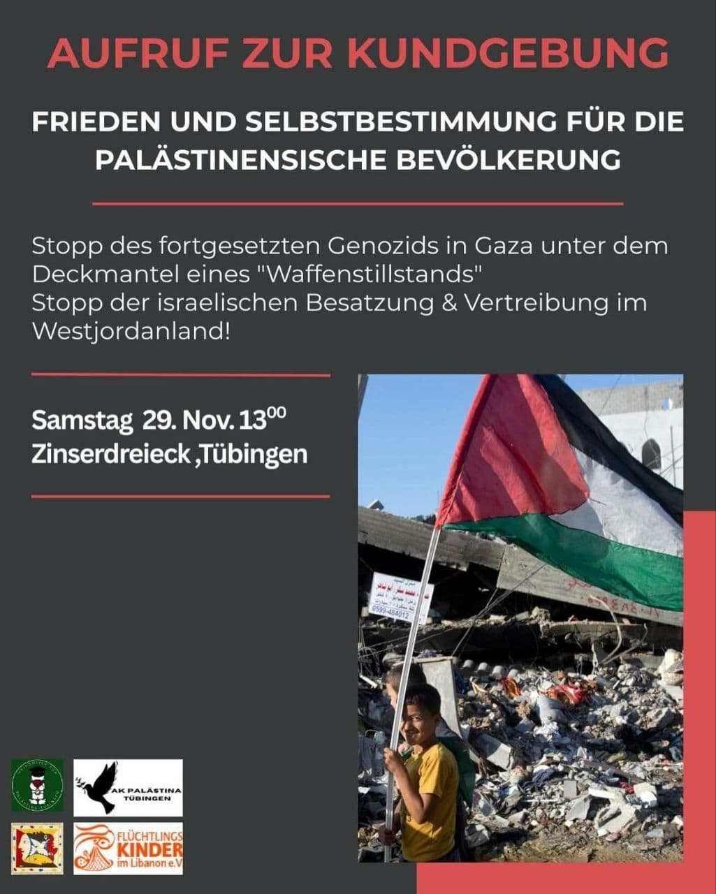 AUFRUF ZUR KUNDGEBUNG