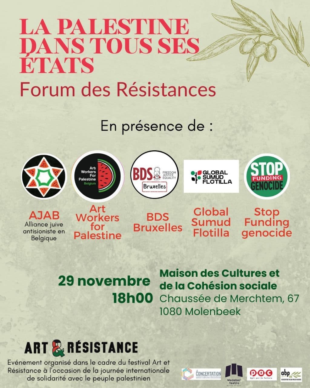 LA PALESTINE DANS TOUS SES ETATS
