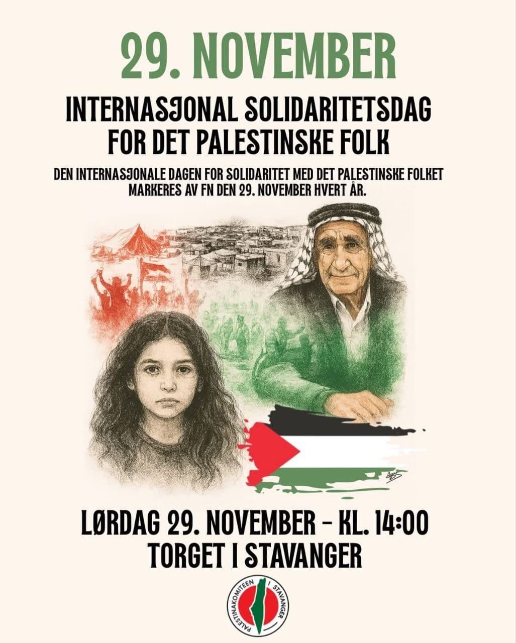 INTERNASJONAL SOLIDARITETSDAG FOR DET PALESTINSKE FOLK