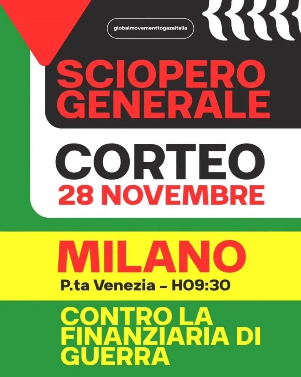 SCIOPERO GENERALE
