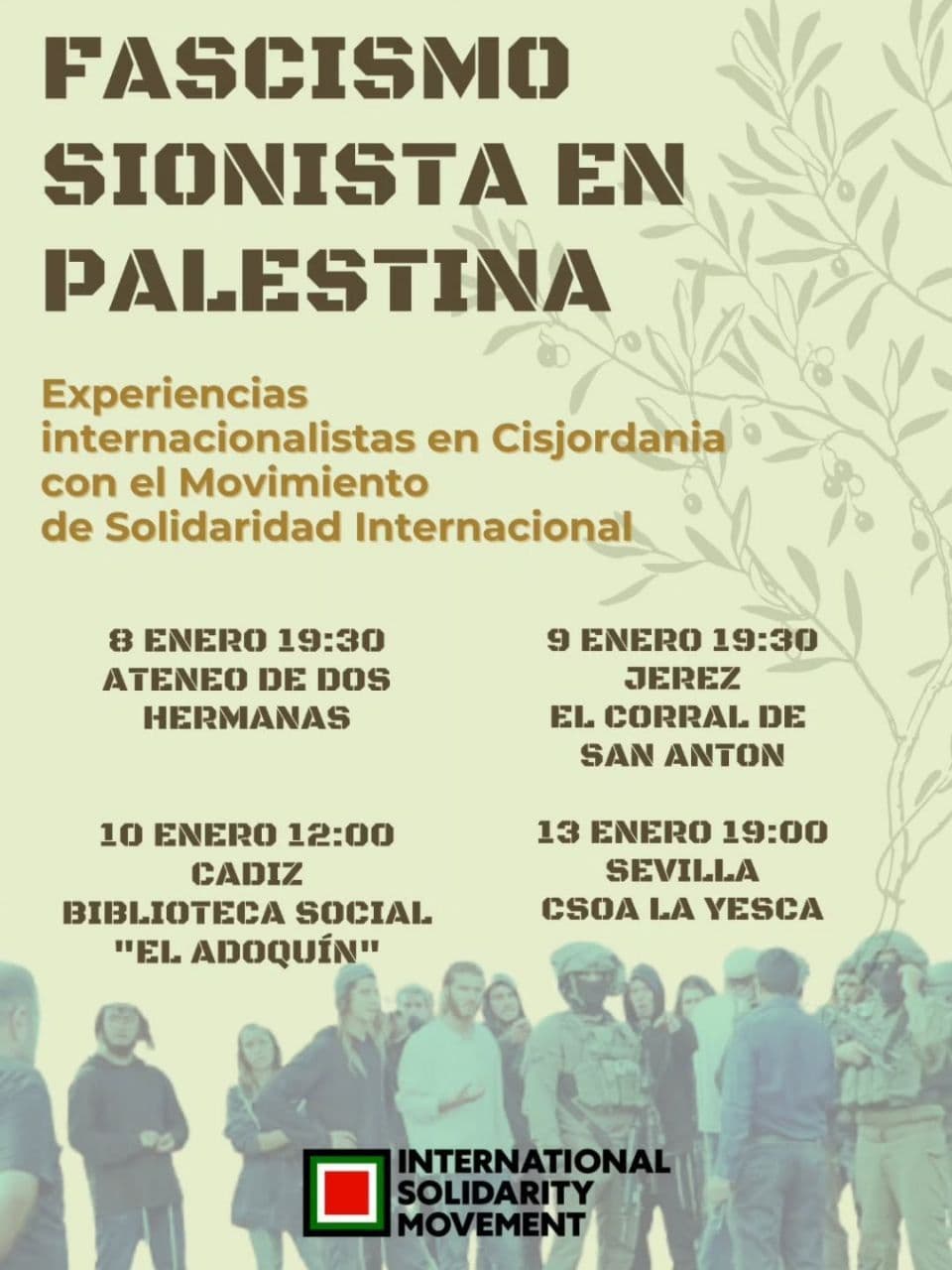 FASCISMO SIONISTA EN PALESTINA / Dos Hermanas