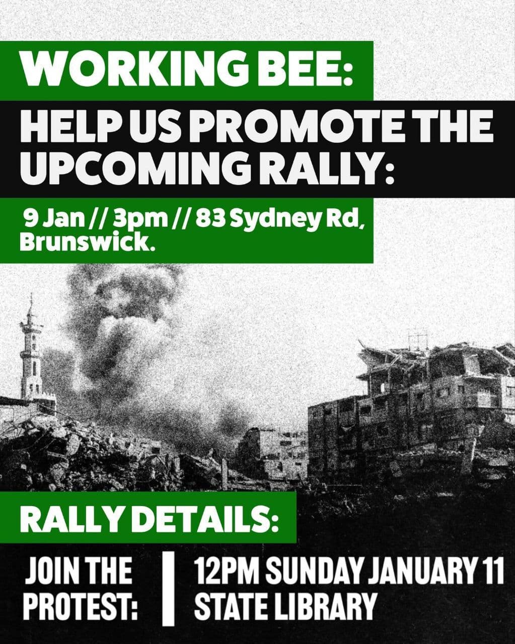 HELP US PROMOTE THE UPCOMING RALLY: